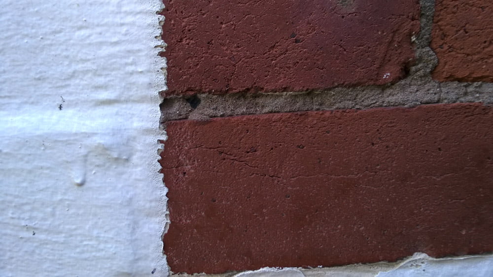 Paint Stripping From Brick
